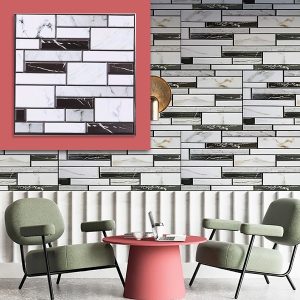 3D-Wandaufkleber mit Marmoroptik (10 Stück) | MARBLEBLOCKS