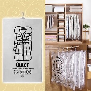 Hängende Vakuum-Aufbewahrungsbeutel - (4 Stk) | VACUHANG