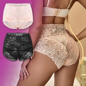 Damen Blumen-Spitzen-Slips (3er-Pack) | LACEY